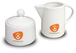 Melk en suikerset de Bibliotheek