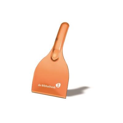 Oranje ijskrabber de Bibliotheek