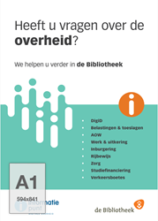 Poster A1 - Heeft u vragen over de overheid?