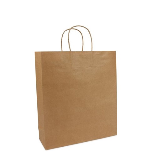 Verstevigde papieren tassen met koord - 250 stuks (35+12x40cm)