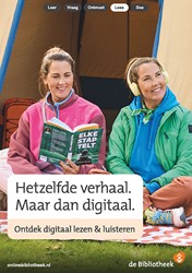 Digitaal lezen - Flyer A5 - Kamperen Koptelefoon