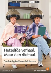 Digitaal lezen - Flyer A5 - Kapper Tablet