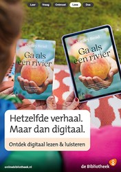Digitaal lezen - Poster A3 - Over schouder