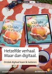Digitaal lezen - Flyer A5 - Topshot op kleed