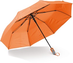 Opvouwbare paraplu automatisch oranje