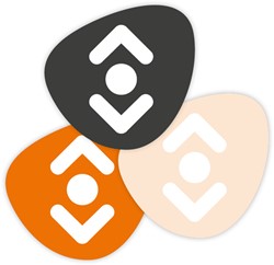 Etiket logo de Bibliotheek - rol 500 st.