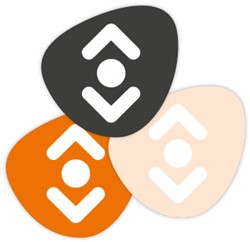 Etiket logo de Bibliotheek (klein) - rol 500 st.
