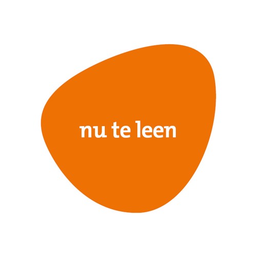 Etiket nu te leen - oranje, rol 500 st.