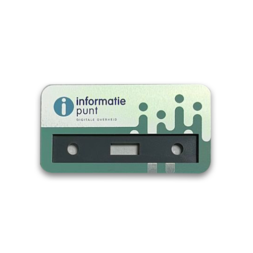 Naambadge Informatiepunt met venster