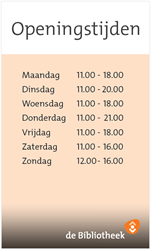 Openingstijden bord