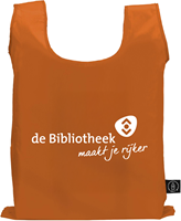 Opvouwbare draagtas de Bibliotheek maakt je rijker-2