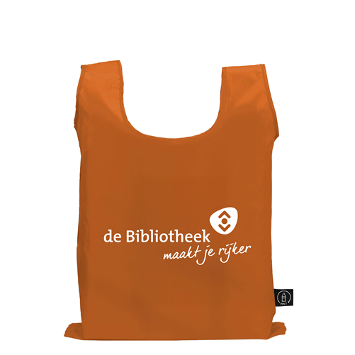 Opvouwbare draagtas de Bibliotheek maakt je rijker-2