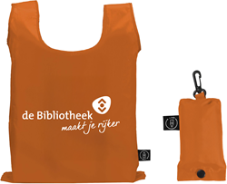 Opvouwbare draagtas de Bibliotheek maakt je rijker