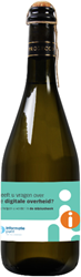 Fles prosecco met etiket