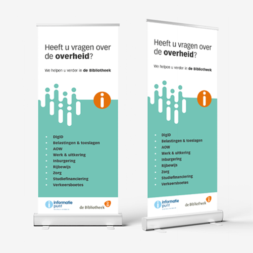 Roll-up banier Informatiepunt