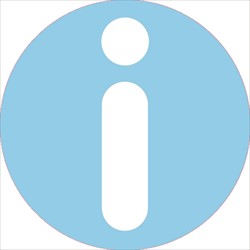 Tafelsticker rond 1 - B500 x H500mm